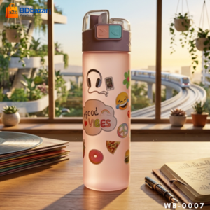 100% BPA Free Cute Plastic Water Bottles - WB-0007