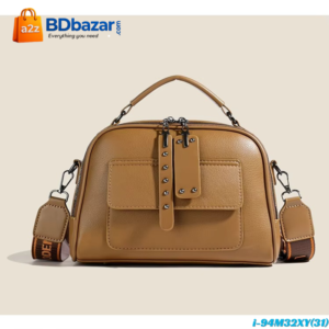 High end ladies' handbag multi-layer large capacity commuting Khaki bag
